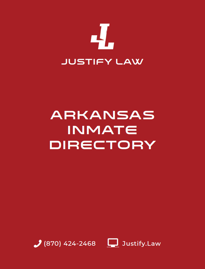 Justify Law Arkansas Inmate directory cover